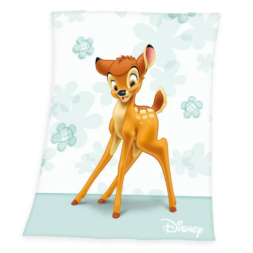 Disney Bambi  Microfaser Flauschdecke  75  x 100 cm