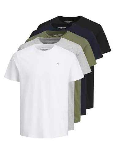 Produktbild JACK & JONES Herren T-Shirt 5er Pack