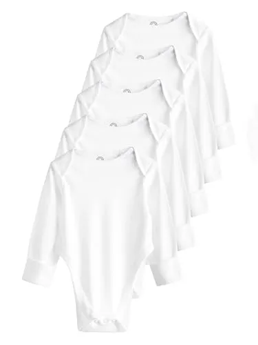 Next Langarmbody Set für Babys - 5-teilig bei Hüftdysplasie - Praktisches 5-teiliges Set langärmeliger Baby Bodysuits, ideal für die tägliche Nutzung. Maschinenwaschbar und pflegeleicht, sorgt für hohen Tragekomfort.