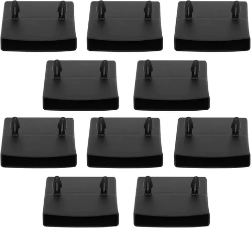 10x Lattenhalter Einsteckkappen zur Befestigung Kappen Doppelt 55x10mm