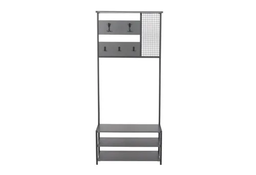 Herren Standmöbel Anthrazit Schwarz