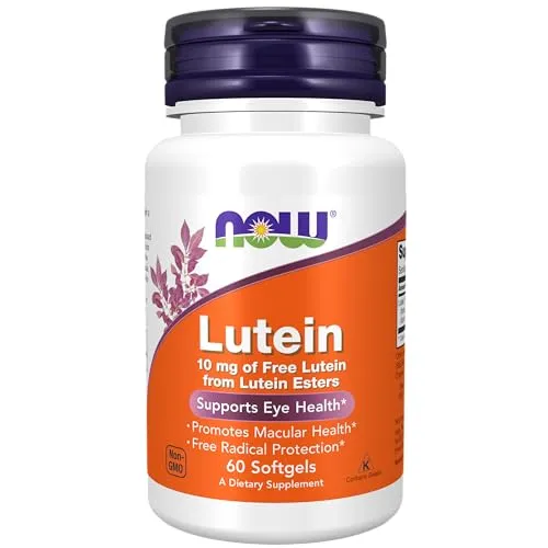 NOW NF Lutein 10mg, 60 Kapseln