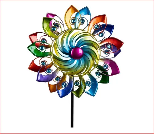 formano Buntes Windrad Blume 124 cm von formano