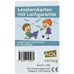 Leselernkarten mit Lachgarantie