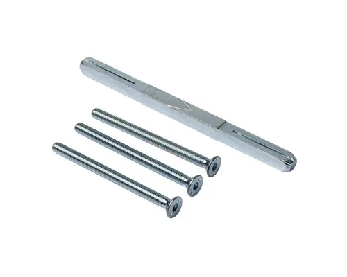 Ms Beschläge - Befestigungs- Montageset 8/10/8mm Vierkant Sicherheitsbeschlag Drückerstift 104-108mm