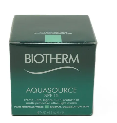 BIOTHERM Gesichtspflege Biotherm Aquasource Air Cream SPF15 Alle Hauttypen 50 ml