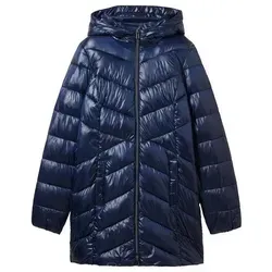 TOM TAILOR Outdoorjacke Hooded Lightweight Coat Blau L von Tom Tailor
