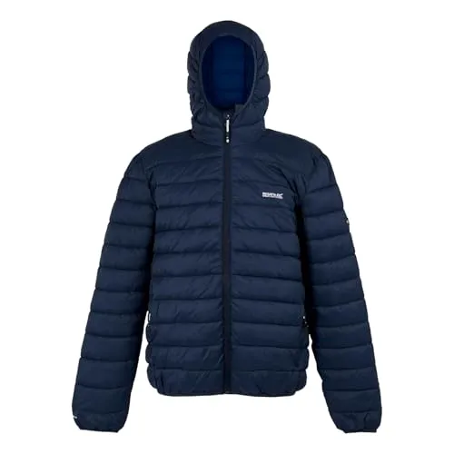 Regatta Marizion Kapuzenjacke für Herren – Federfreie Daunenfüllung - Stylische und isolierte Herrenjacke für Outdoor-Aktivitäten. Die wasserabweisende Ausrüstung schützt vor leichtem Regen, während die Stretchbindung optimalen Komfort bietet.