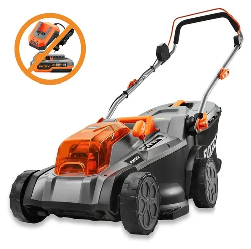 FUXTEC Akkurasenmäher FX-E2RM37 – 37 cm Schnittbreite in schwarz von FUXTEC