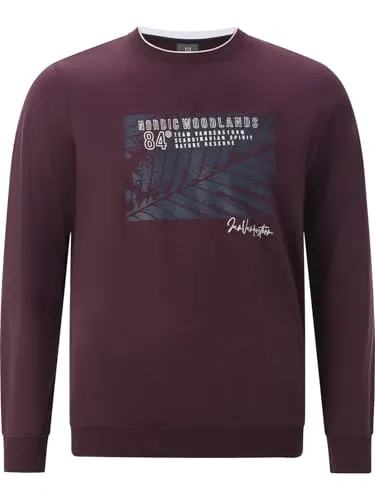 Jan Vanderstorm Herren Sweatshirt Lindskov Dunkelviolett, 56/58