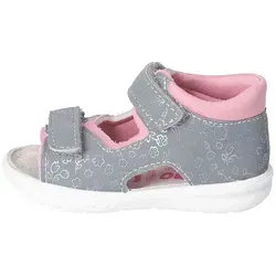 Ricosta Lauflernschuh grau 27 EU - Wanderschuhe, ideal für die ersten Schritte, mit praktischem Klettverschluss und bequemer Absatzhöhe von nur 1 cm für optimalen Tragekomfort.