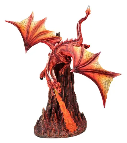 Drachenfigur rot von Figuren Shop