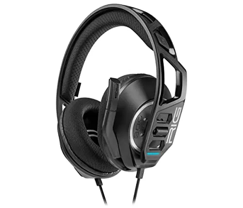 Nacon Gaming Headset Rig 300 Pro HN schwarz - Gaming-Headset für Nintendo Switch, Konsolen und PC mit ultra-präziser 40-mm-Treiber-Technologie für tiefen Bass und klare Höhen. Leicht und komfortabel mit anpassbarem Design und einfacher Mikrofonsteuerung.