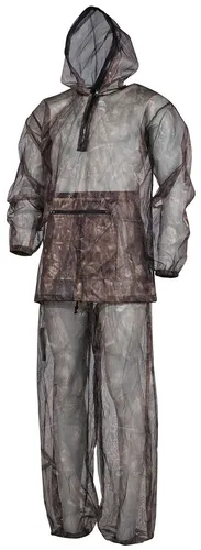 MFH Mosquito Anzug Hunter Braun Größe XL/XXL - Insektenabwehrmittel, bietet hervorragenden Schutz vor Insekten und ist ideal für Outdoor-Aktivitäten wie Wandern, Camping und Jagd. Leicht, atmungsaktiv und mit praktischem Zwei-Wege-Reißverschluss.