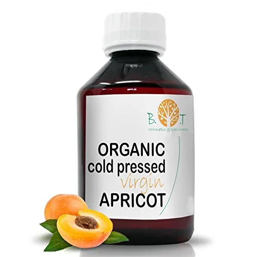 Bio-Aprikosenkernöl Kaltgepresst | Feuchtigkeitsspendend für Gesicht, Körper & Haarpflege | Augenkontur Verjüngend | Ideal für Trockene & Empfindliche Haut, 100 ml 1er Pack