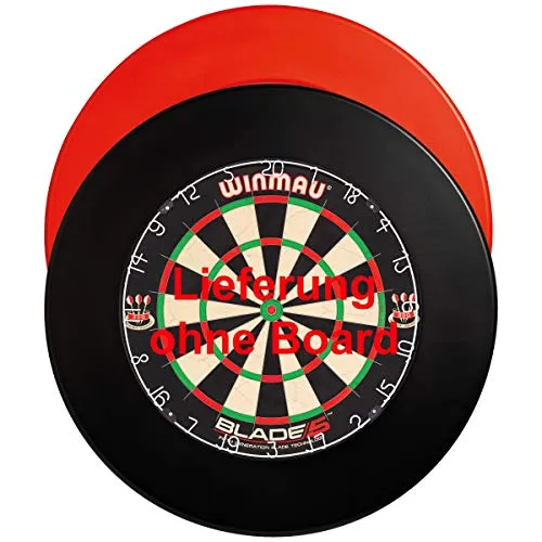 GOKarli Wandschutz Dartboard Surround Dart Catchring Auffangring für alle Dartscheiben (Schwarz)