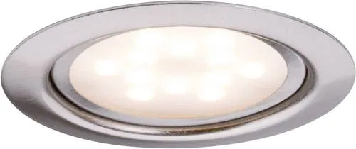 Paulmann 93553 Micro Line LED-Einbauleuchte 3er Set - Einbaustrahler für Vitrinen und Möbel, energiesparend mit fest eingebauten 4.5W LEDs, erzeugt dezentes Licht ohne Wärmeentwicklung.