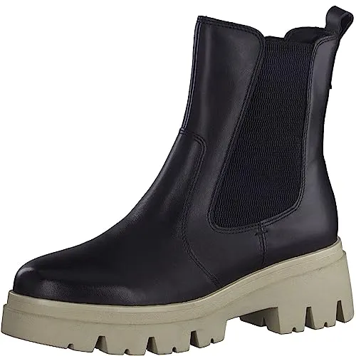Tamaris COMFORT Damen Chelsea Boots – Stilvolle Wanderschuhe mit Reißverschluss - Wanderschuhe mit Comfort Fit und Wechselfußbett für optimalen Tragekomfort. Hochwertiges Leder und ideal für jeden Anlass, vom Spaziergang bis zum Stadtbummel.