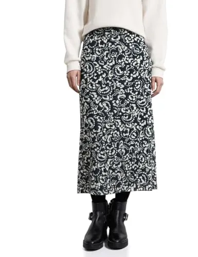 Damen Gemusterter Mesh-Rock