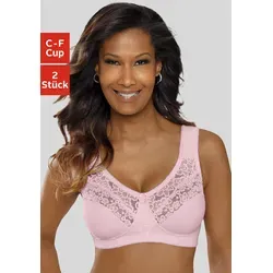 Entlastungs-BH PETITE FLEUR, Damen, Gr. 110, Cup E - Funktionsunterwäsche: Bequemer Entlastungs-BH ohne Bügel mit eleganter Spitze und breiten, gepolsterten Trägern für optimalen Tragekomfort.