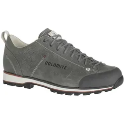 Dolomite Herren 54 Low LT grau 44.0 - Komfortable Wanderschuhe - Wanderschuhe aus wasserabweisendem Vollnarbenleder, ideal für den Alltag. Die strapazierfähige VIBRAM® Laufsohle sorgt für optimalen Halt bei urbanen Abenteuern.