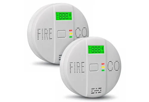 EAXUS Air-Guard Duo Kohlenmonoxid- und Rauchmelder - Der EAXUS Air-Guard Duo kombiniert CO- und Rauchmelder in einem kompakten Gerät. Zuverlässige Überwachung und intuitive Anzeige sorgen für Sicherheit in deinem Zuhause. Ideal für alle Wohnräume.