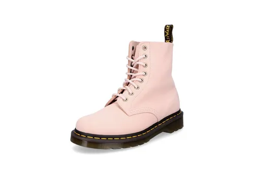 DR. MARTENS Damen Schnürboot in Rosa - Wanderschuhe aus 100% Leder, komfortable Schnürung und stylischer Urban-Look, ideal für Casualmode und Streetwear.