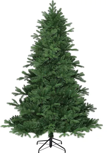 Black Box Trees Brampton Künstlicher Weihnachtsbaum – H120 x Ø91 cm – Grün - Kompakter künstlicher Weihnachtsbaum mit 684 Tannenzweigen für ein volles Erscheinungsbild. Einfach aufzustellen dank Klicksystem und perfekt für jedes Zuhause. Keine herabfallenden Nadeln, nur festliche Stimmung!