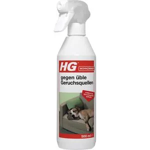 HG Geruchsentferner 500 ml für Tiergerüche - Effektiver Geruchsentferner für Haustiergerüche, einfach anzuwenden und sorgt für eine frische Umgebung.