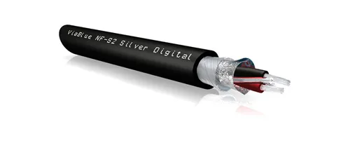 ViaBlue NF-S2 Siver Digital Kabel, Meterware von VIABLUE