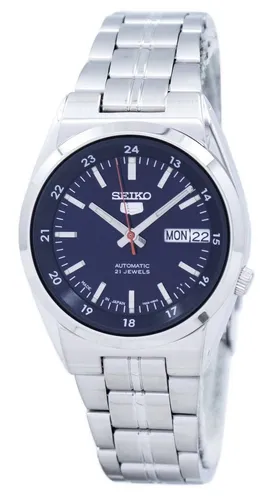 Seiko 5 Blau Zifferblatt Automatik Edelstahl 30M Armband SNK563J1 Herrenuhr