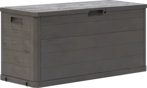 The Living Store Garten-Aufbewahrungsbox 280 L in Braun