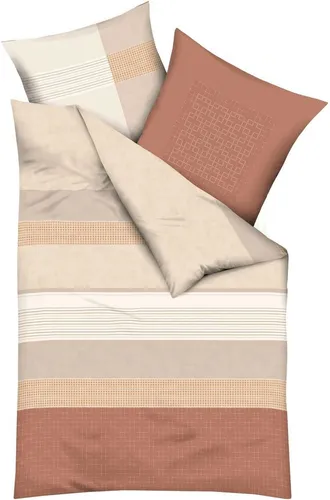 JACK by Kaeppel Fein Biber Bettwäsche 2 tlg. 135x200cm in braun von Jack