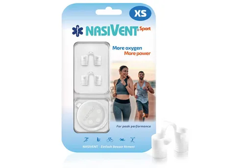 Nasivent Schnarchstopper Nasivent Sport - Besser Atmen beim Training - Schnarchstopper für Sportler, der Ihre Nasenwege öffnet und den Luftstrom maximiert. Ideal für verbesserte Atmung und Leistungsfähigkeit beim Ausdauersport.