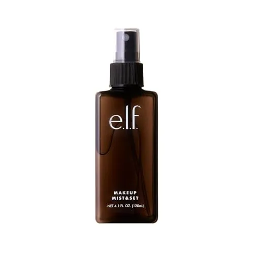 e.l.f. Makeup Mist & Set, Setting Spray, lang anhaltende Wirkung, beruhigende und feuchtigkeitsspendende Inhaltsstoffe, klein, 2,02 Oz