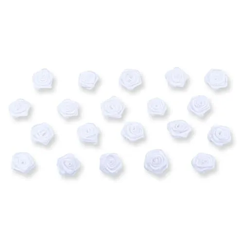 Creativery Satinrosen 15mm 20 Stück von Creativery