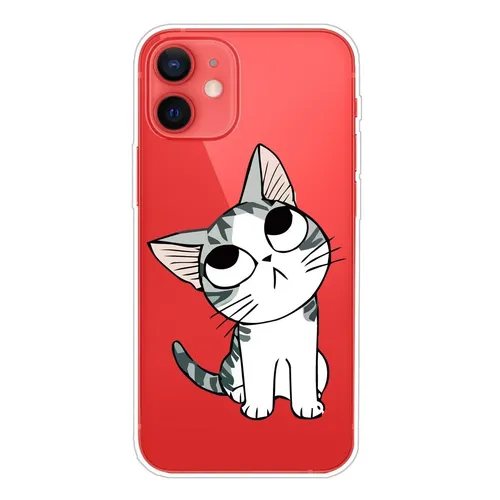 Schutz Handy Hülle für Apple IPhone 13 Case Cover Tasche Etui Bumper Transparent