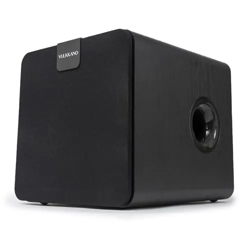 Vulkkano Sub8 - 8'' Tieftöner für kraftvolle Bässe, 80 Watt RMS-Leistung und einstellbarer Tiefpassfilter für beeindruckenden Sound in Ihrem Zuhause.
