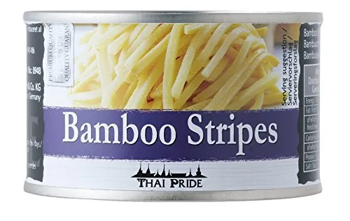 THAI PRIDE Bambussprossen Streifen [ 227g / 140g ATG ] Bambus-streifen
