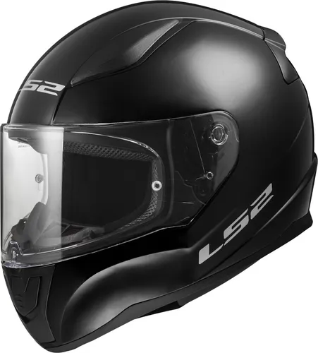 LS2 RAPID II Motorradhelm - Gloss Black, XL - Hochwertiger integraler Motorradhelm aus HPTT-Polycarbonat, nur 1300 g schwer, mit optimierter Stoßdämpfung und kratzfestem Bildschirm. ECE 22.06 zugelassen, ideal für Sicherheit und Komfort auf der Straße.