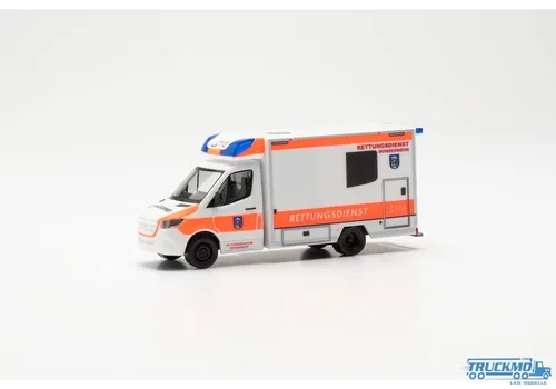 Herpa Rettungsdienst Bundeswehr Notarzt Mercedes Benz Sprinter Fahrtec RTW