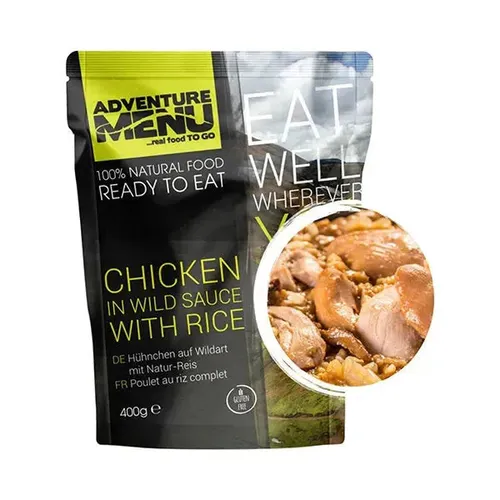 Adventure Menu Hühnchen auf Wildart mit Reis