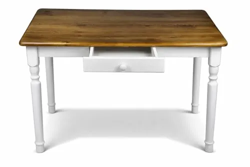 Massivholz Esstisch mit Schublade von Magnetic Mobel