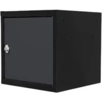 PROREGAL® Spind Schließfachwürfel Blocky mit Schloss 40x40x40cm, Anthrazit - Sicherheitslösung für Wertsachen: Robuster Schließfachwürfel aus 1 mm Qualitätsblech, ideal für Schulen und Unternehmen. Flexibel montierbar und pulverbeschichtet für Langlebigkeit.