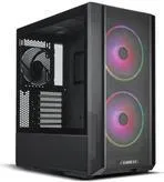 Lian Li LANCOOL 216 schwarz - Flexibles PC-Gehäuse - Midi-Tower für Mini-ITX, microATX, ATX, E-ATX Mainboards mit vorinstallierten Lüftern, ideal für leistungsstarke Builds.