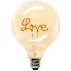 Produktbild LED-Leuchtmittel Filament Love sompex goldfarben, 17.6 cm
