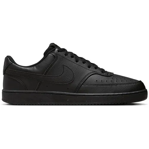 NIKE Herren Court Vision Low Next Nature Sneaker - Retro Basketball Style - Herren-Sneaker mit verbessertem Komfort und Haltbarkeit, inspiriert von den Basketballschuhen der 80er Jahre, aus Leder und Kunstleder für klassischen Stil.