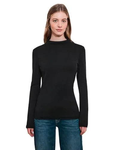 Street One Studio Basic Turtleneck Shirt Black 44