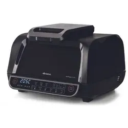 ARIETE Air Friteuse Grill 2IN1 - Frittieren und Grillen - Fritteuse und Grill in einem, 8 Liter Kapazität, 8 Programme, Touch Control und 1700W Leistung für gesunde, knusprige Gerichte.