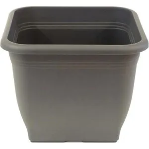 Greemotion Pflanztopf Pia, 14,5 Liter, 33 x 33 x 26,3 cm, anthrazit, aus Kunststoff